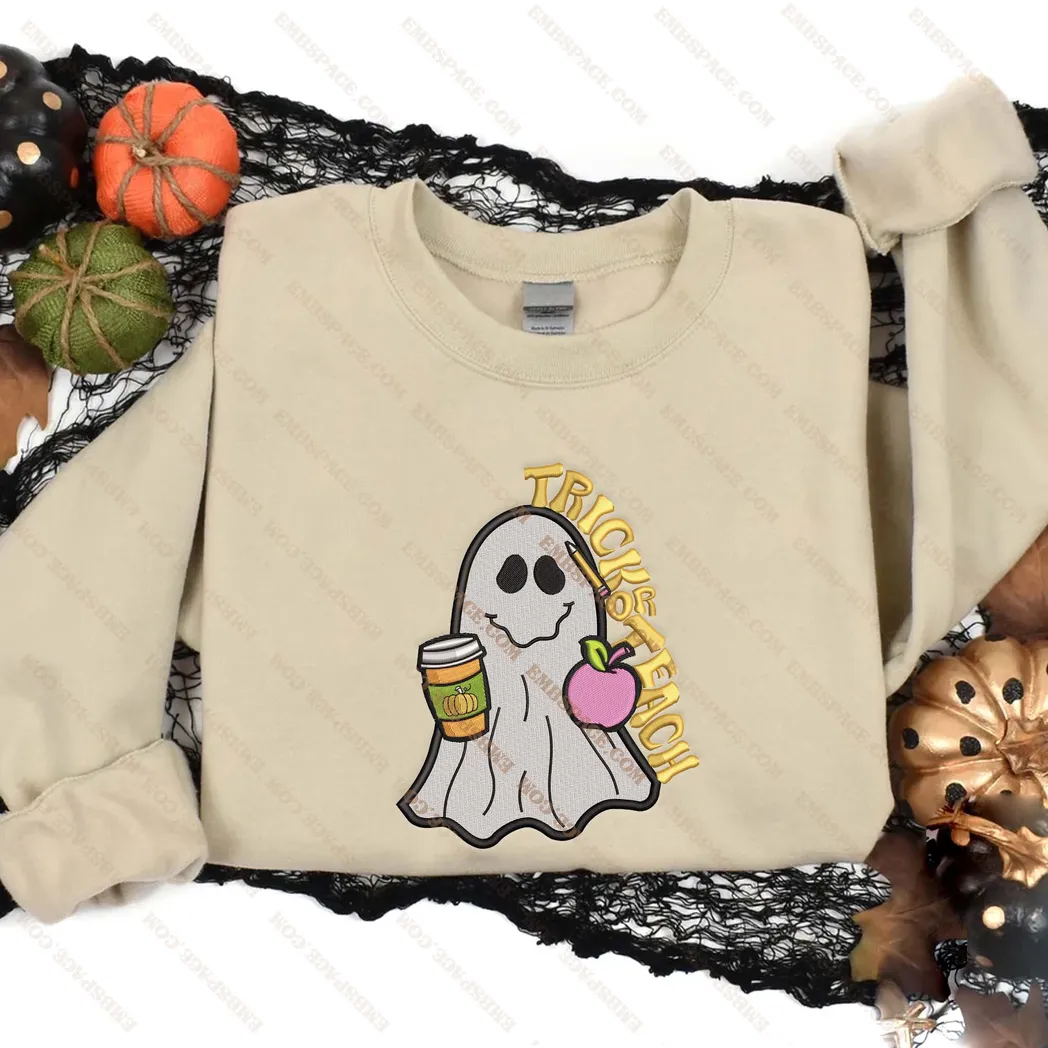 halloween western ghost boo sheet besticken sweatshirt im modischen stil