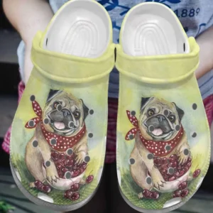 happy pug crocs personalized crocs classic clogs 5fgz4