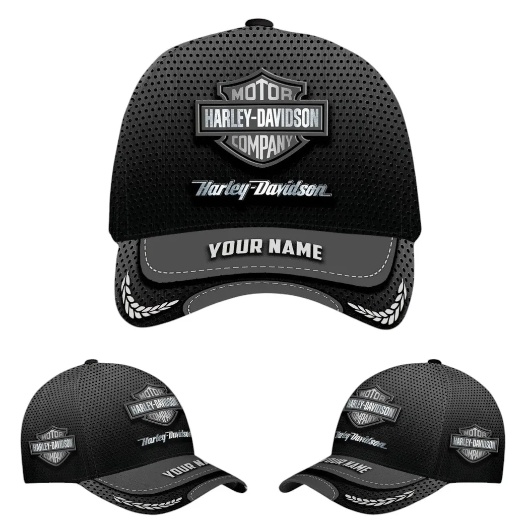 harley davidson kappe basecap mit allover druck fr harley davidson fans motor3002132502 qmt8v