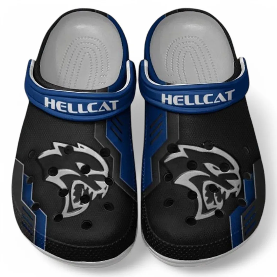 Hellcat Crocs Clogs Männer Frauen, Geschenk für Hellcat Fan CAR185031525273 - Blau
