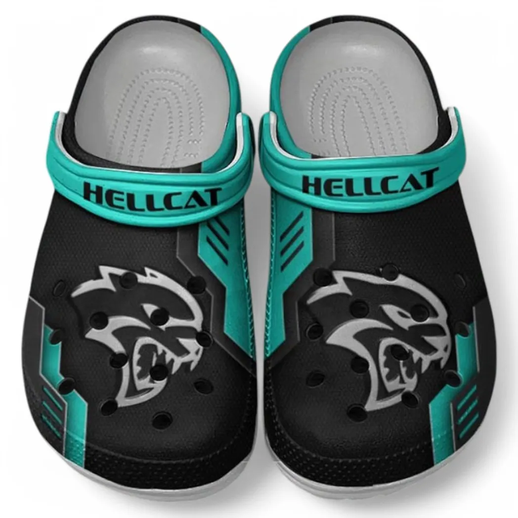 hellcat crocs clogs mnner frauen geschenk fr hellcat fan car185031525273 cyan