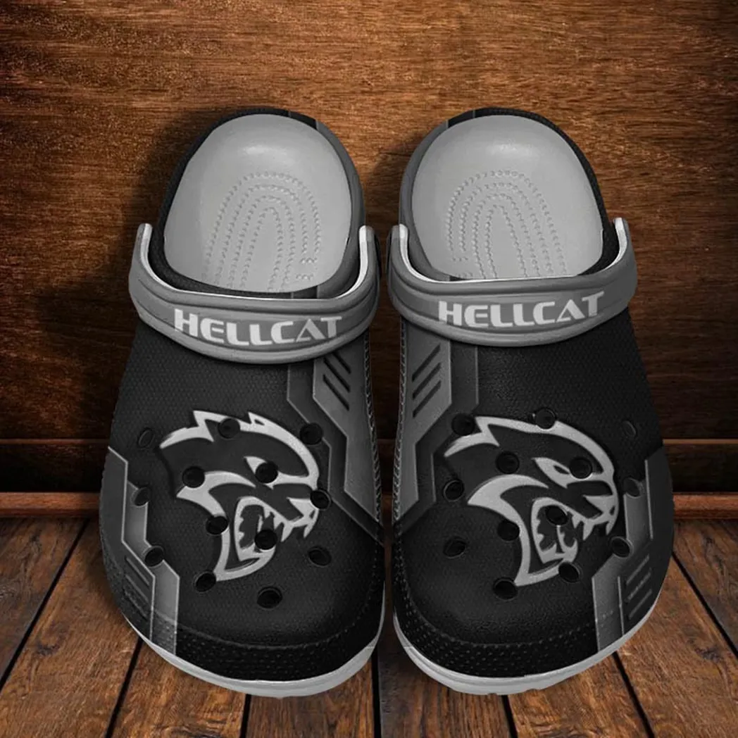 hellcat crocs clogs mnner frauen geschenk fr hellcat fan car185031525273 grau 9hecs