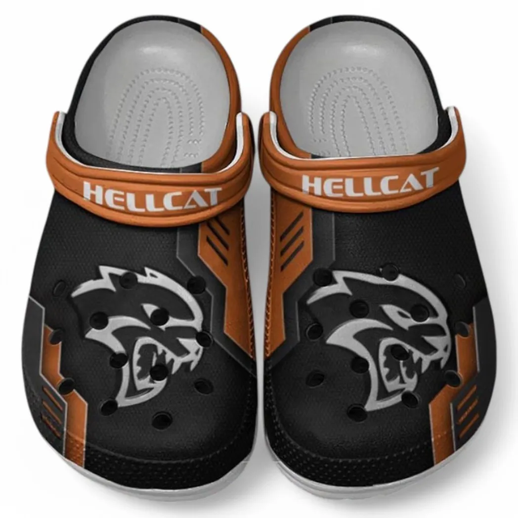 Hellcat Crocs Clogs Männer Frauen, Geschenk für Hellcat Fan CAR185031525273 - Orange