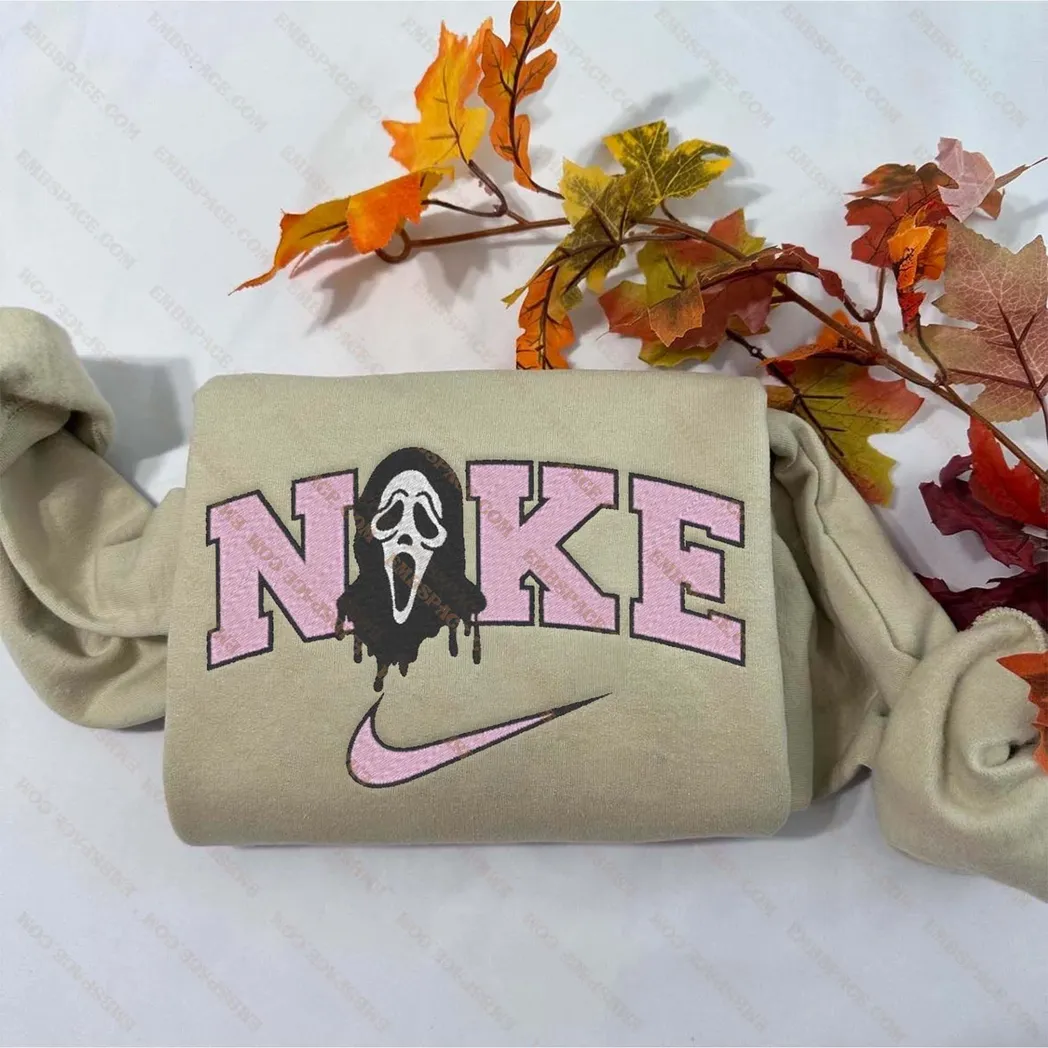 hello kitty cartoon halloween nike besticken sweatshirt modestil jepku