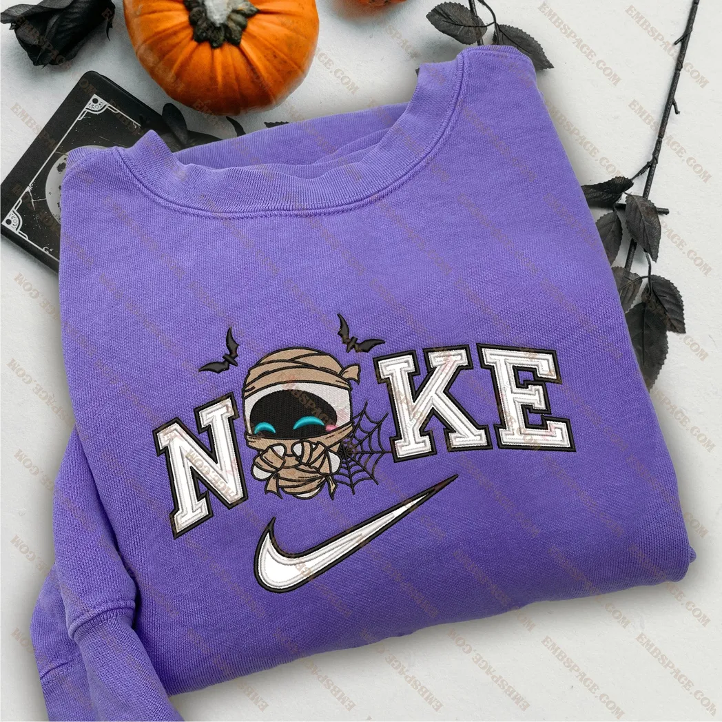 hello kitty cartoon halloween nike besticken sweatshirt modestil pk8pp