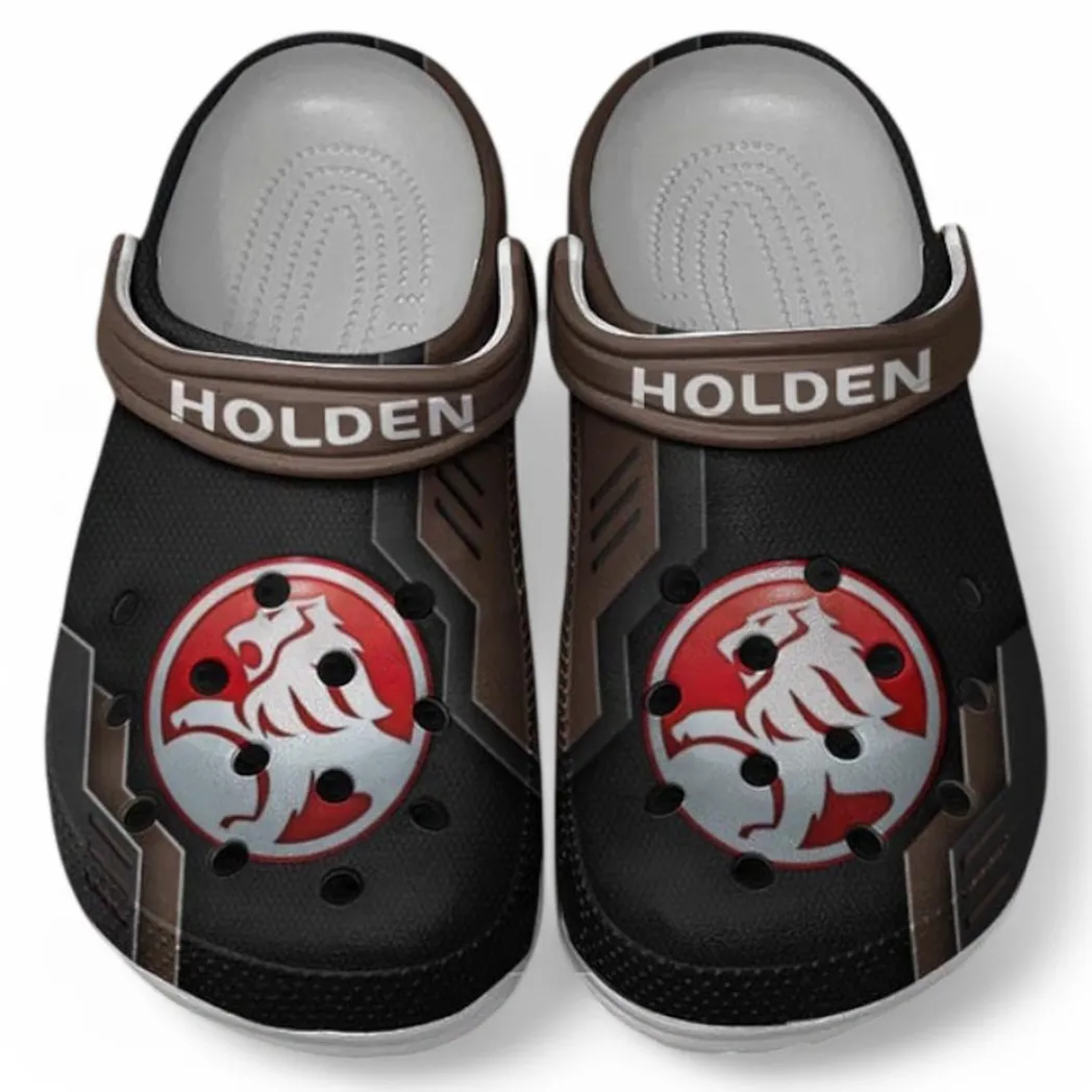 Holden Crocs Clogs Männer Frauen, Geschenk für Holden Fan CAR185031525289 - Braun