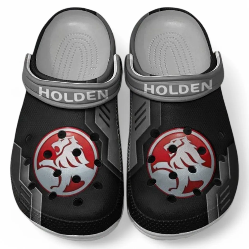 Holden Crocs Clogs Männer Frauen, Geschenk für Holden Fan CAR185031525289 - Grau