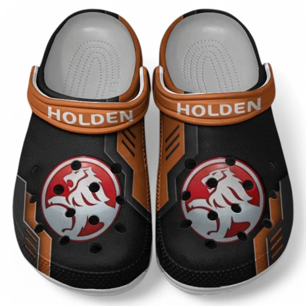 Holden Crocs Clogs Männer Frauen, Geschenk für Holden Fan CAR185031525289 - Orange