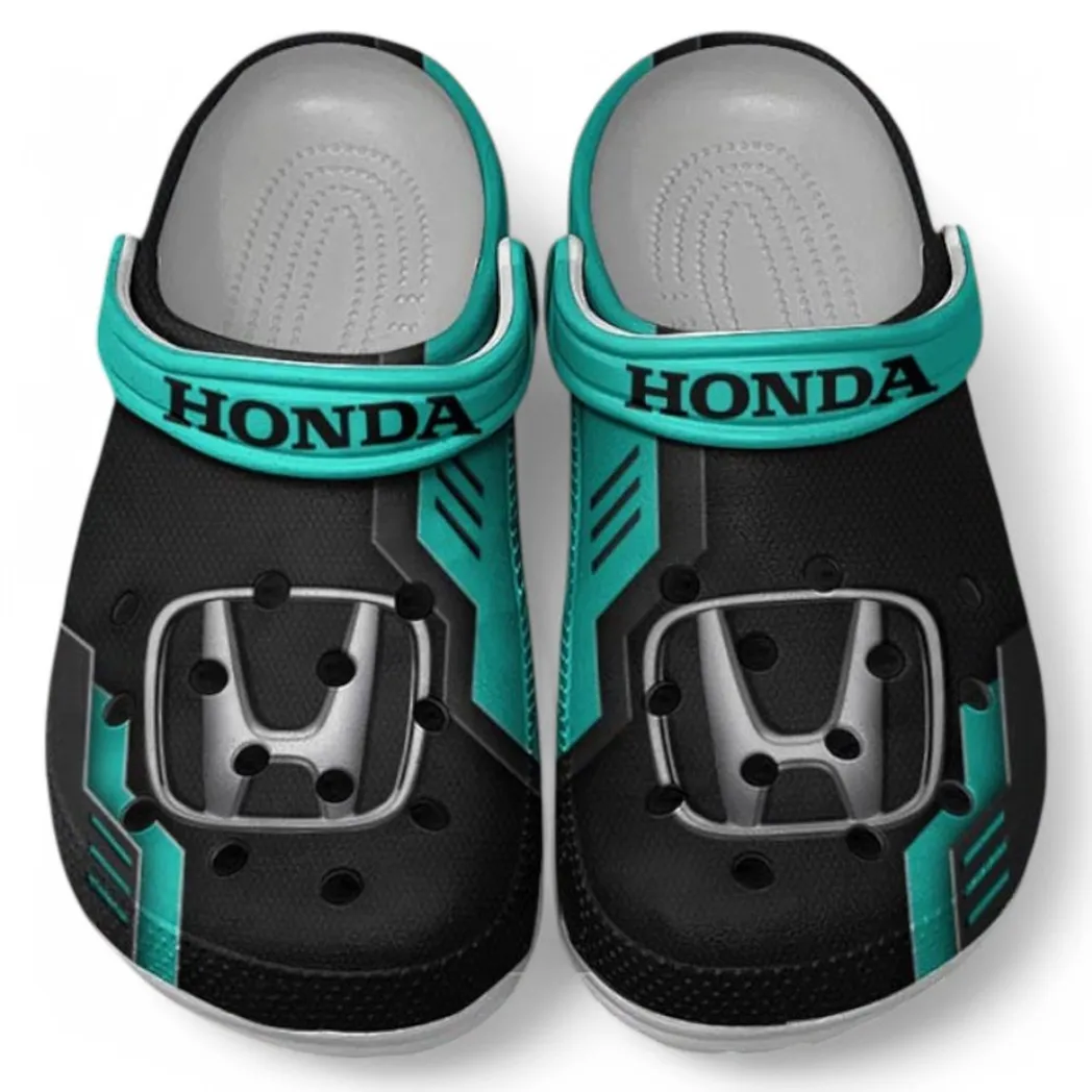 Honda Crocs Clogs Männer Frauen, Geschenk für Honda Fan CAR185031525250 - Cyan