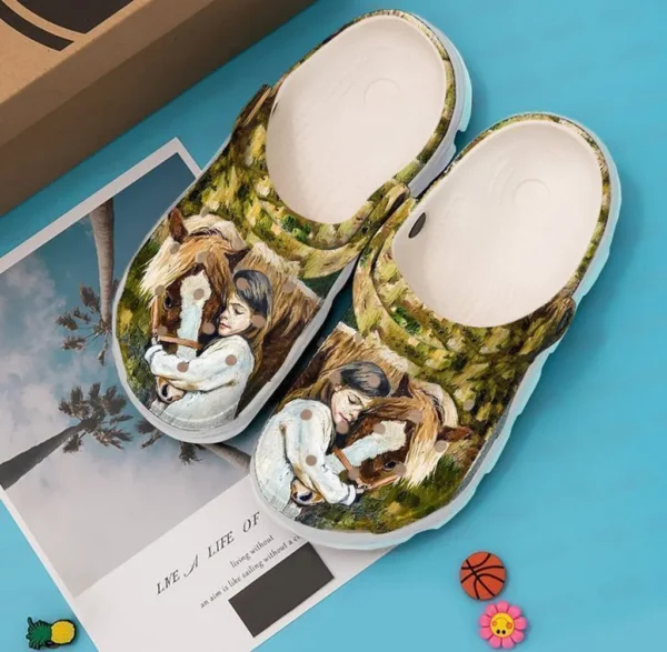 horse just a girl crocs clog ucp3u