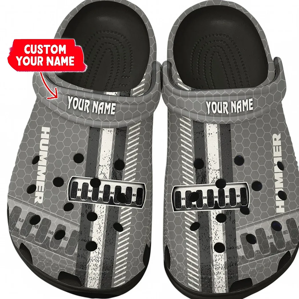hummer crocs shoes gift for hummer lovers birthday gift for husband boyfriend car82022025600 black pq8jq