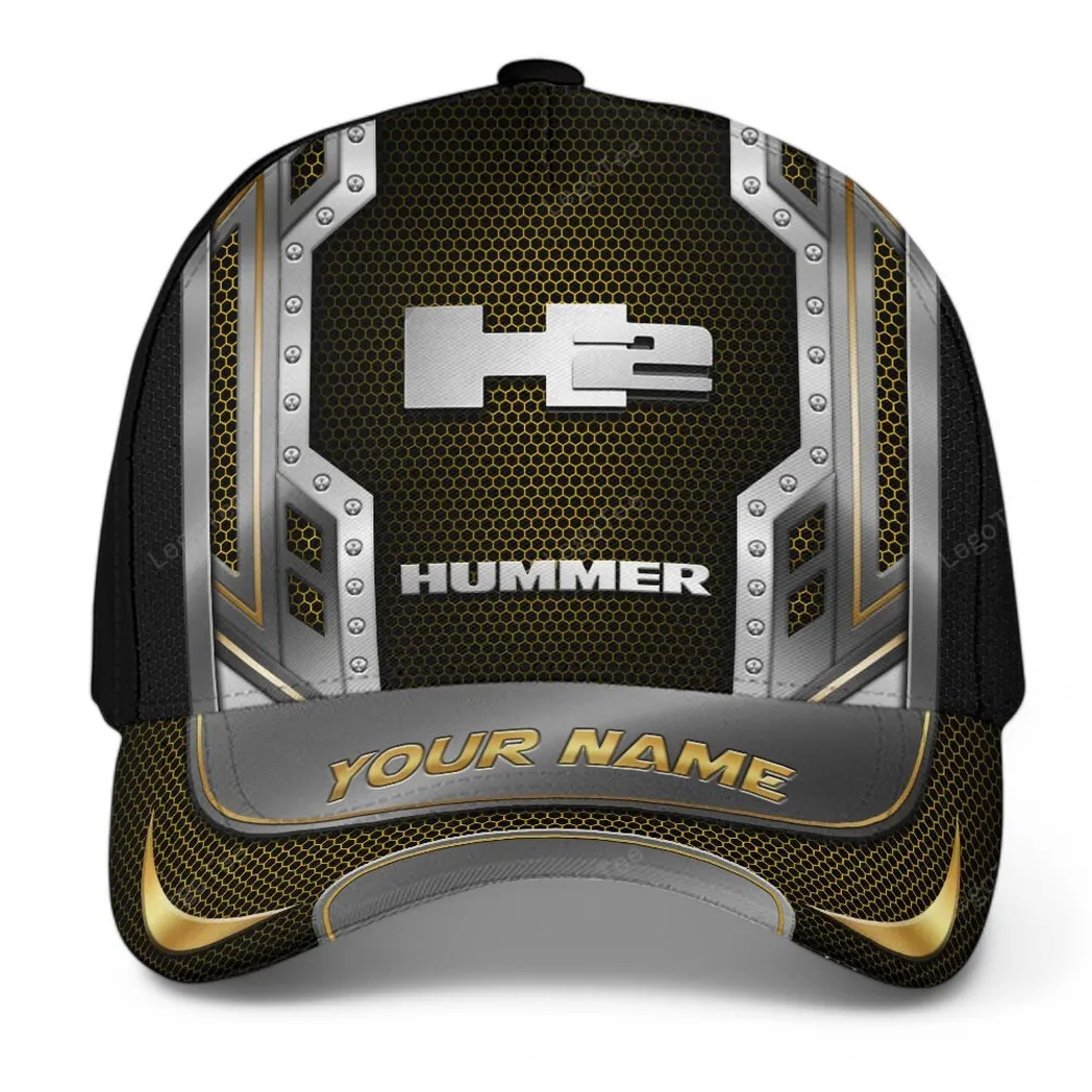 Hummer H3 Cap, Basecap mit Allover-Druck für Hummer H3 Fans CAR99031025158 - Gelb