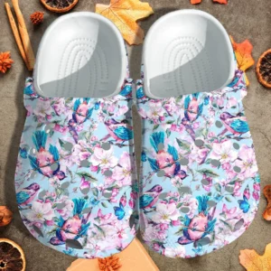 hummingbirds spring sky blue crocs wwuu4