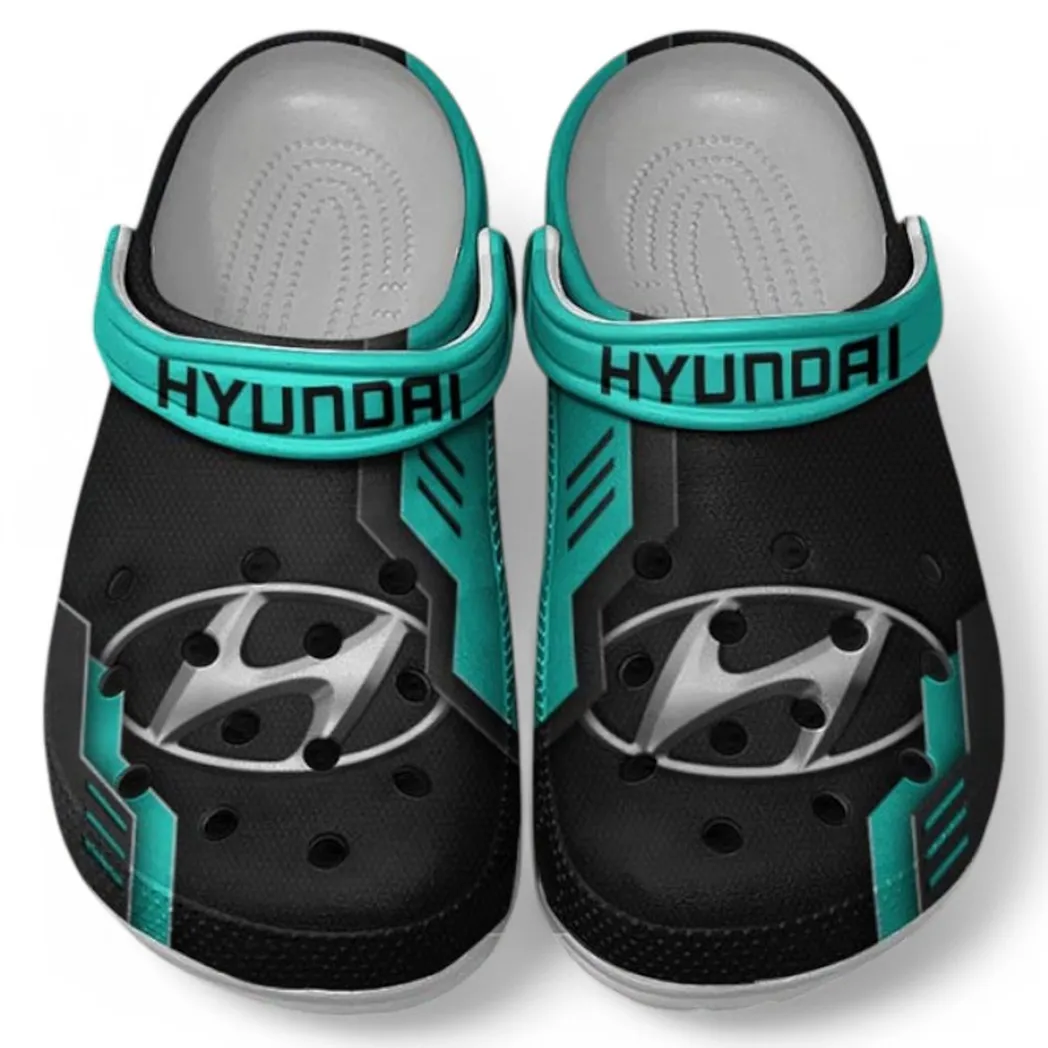 Hyundai Crocs Clogs Männer Frauen, Geschenk für Hyundai Fan CAR185031525282 - Cyan