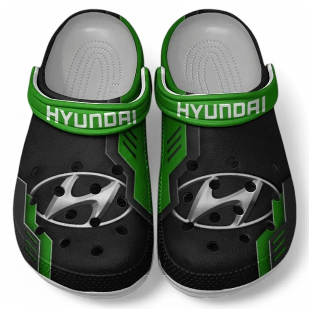 Hyundai Crocs Clogs Männer Frauen, Geschenk für Hyundai Fan CAR185031525282 - Grün