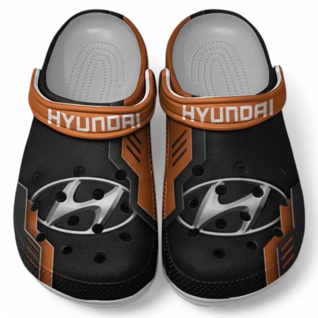 Hyundai Crocs Clogs Männer Frauen, Geschenk für Hyundai Fan CAR185031525282 - Orange