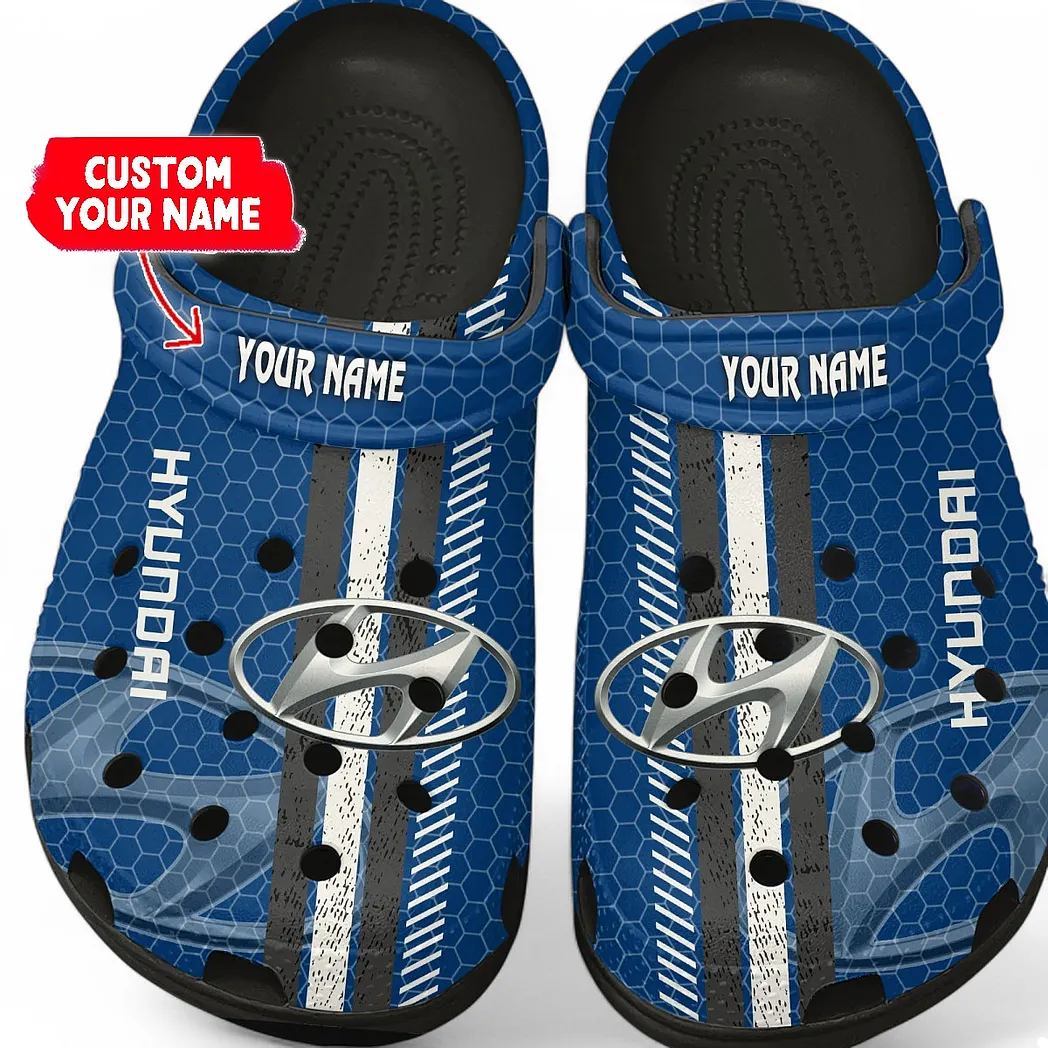 hyundai crocs shoes gift for hyundai lovers birthday gift for husband boyfriend car82022025603 black qc4wb