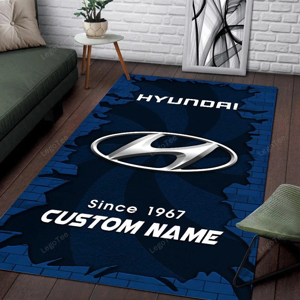 hyundai rug gift for hyundai lovers gift for him husband boyfriend car133021225652