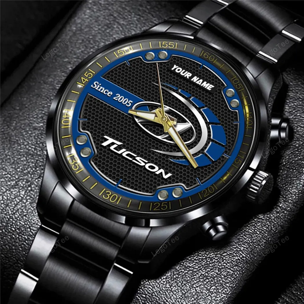 hyundai tucson uhren edelstahl uhr fr hyundai tucson fans geschenk fr papa car32803270250225 sor0h