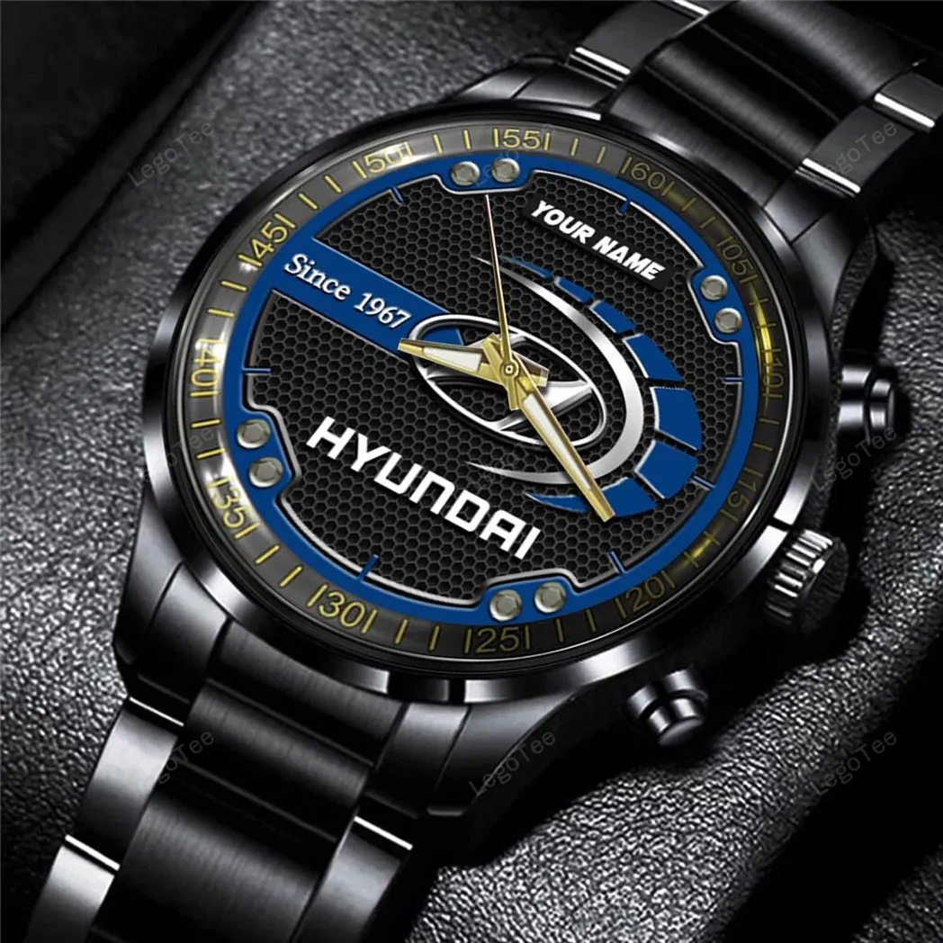 hyundai uhren edelstahl uhr fr hyundai fans geschenk fr papa car32803270250249 agyy8