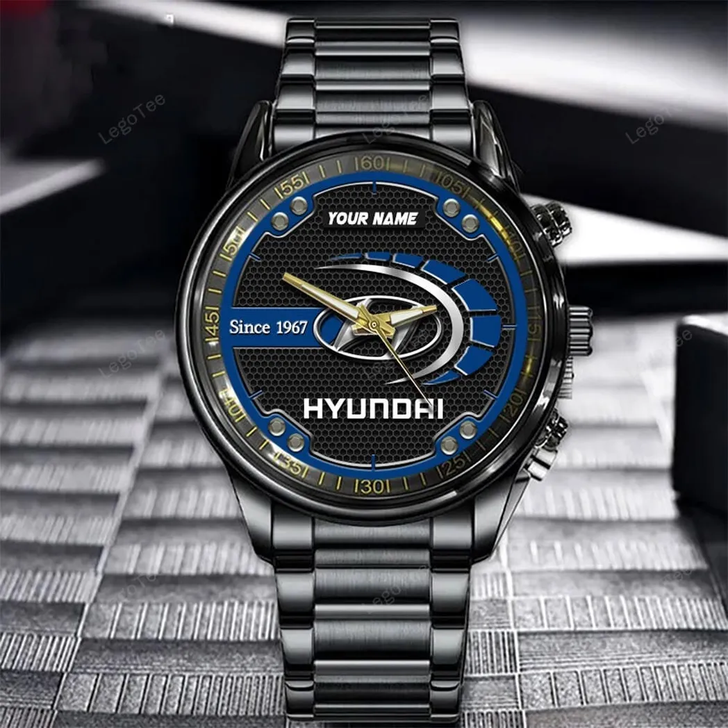 hyundai uhren edelstahl uhr fr hyundai fans geschenk fr papa car32803270250249