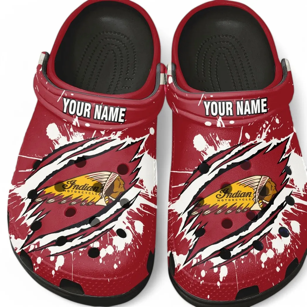 indian motorcycle crocs gift for indian motorcycle lovers gift for him husband boyfriend car5602192536 black bcbce