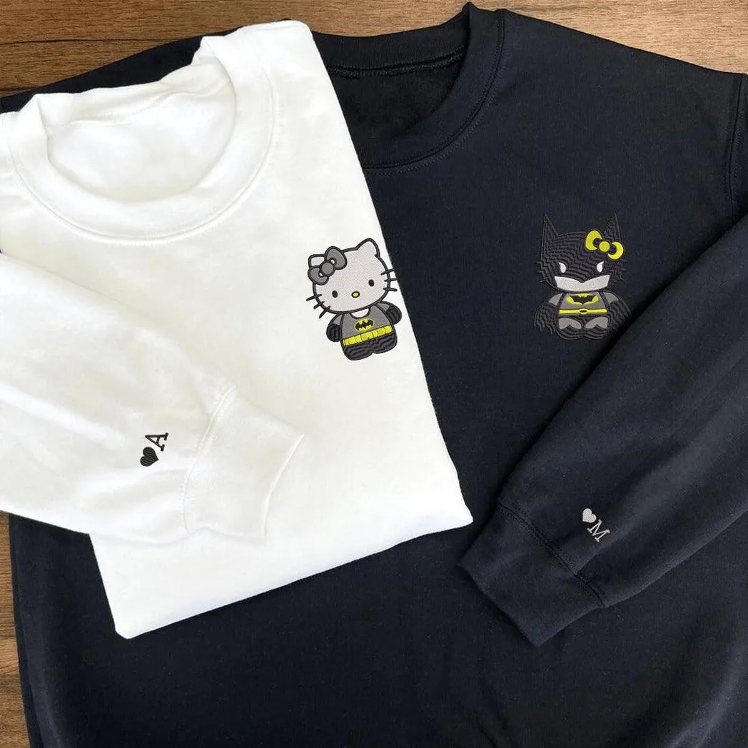 individuell bestickte hoodies fr paare se ktzchen paare bestickter hoodie geschenk fr sieihn freund freundin q0fer