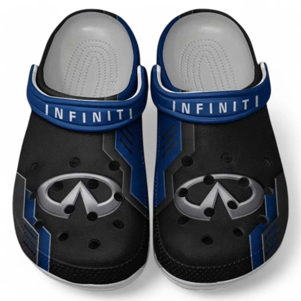 Infiniti Crocs Clogs Männer Frauen, Geschenk für Infiniti Fan CAR185031525279 - Blau