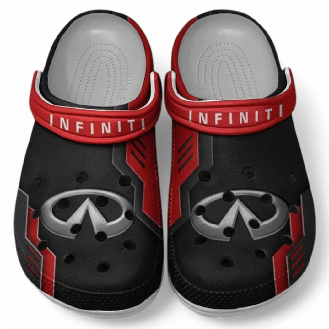 Infiniti Crocs Clogs Männer Frauen, Geschenk für Infiniti Fan CAR185031525279 - Rot