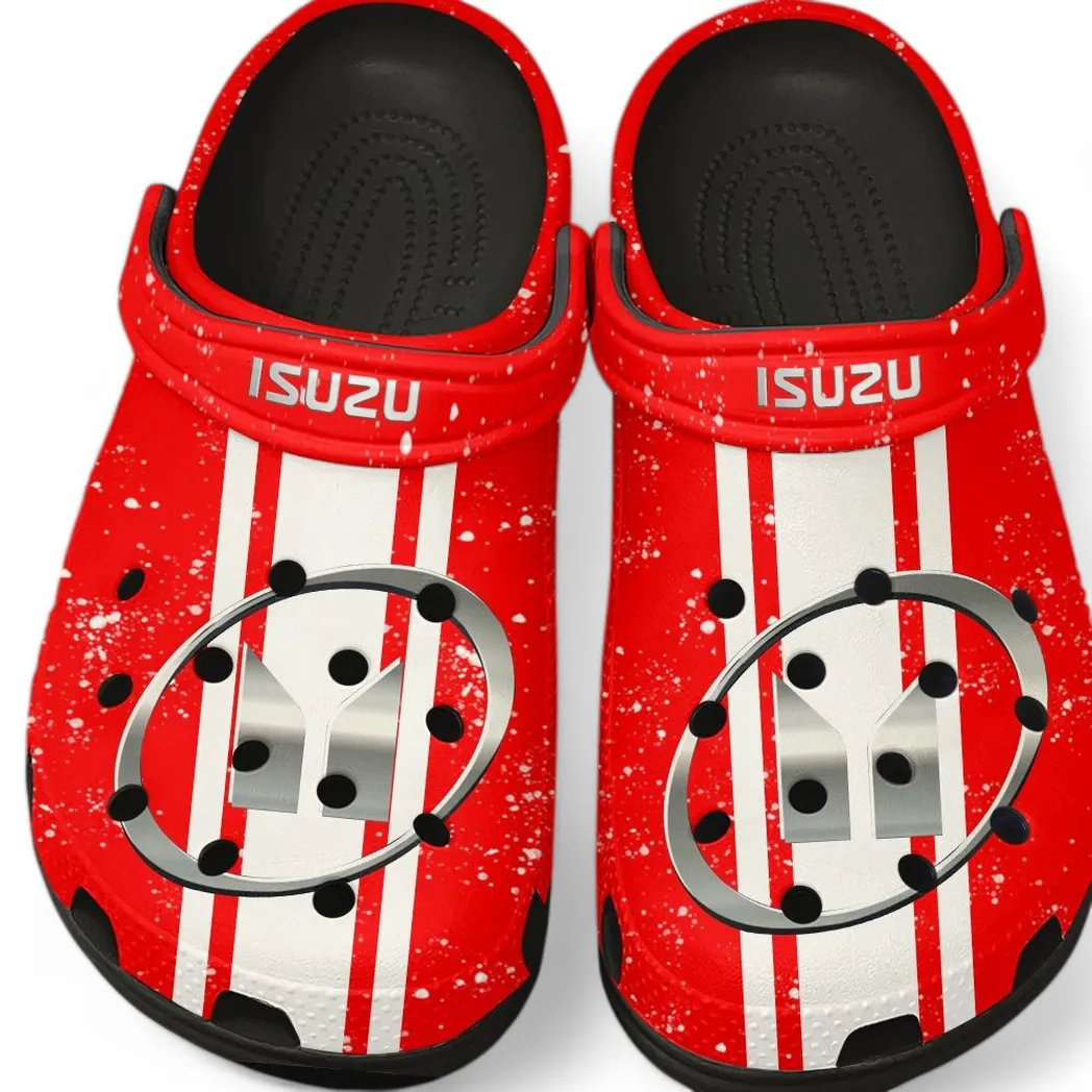 isuzu crocs gift for isuzu lovers gift for him husband boyfriend car62022025003 black gimqi