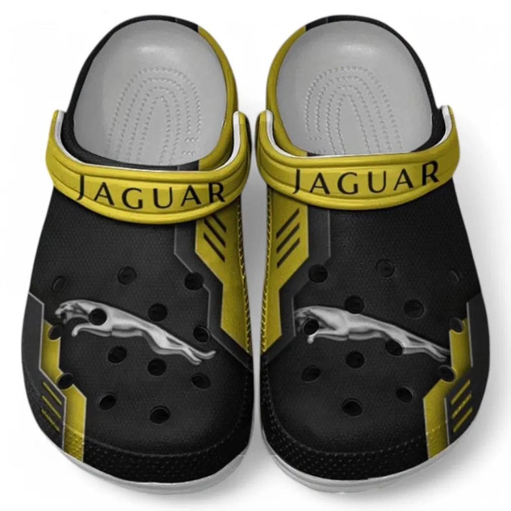 jaguar crocs clogs mnner frauen geschenk fr jaguar fan car185031525245 gelb