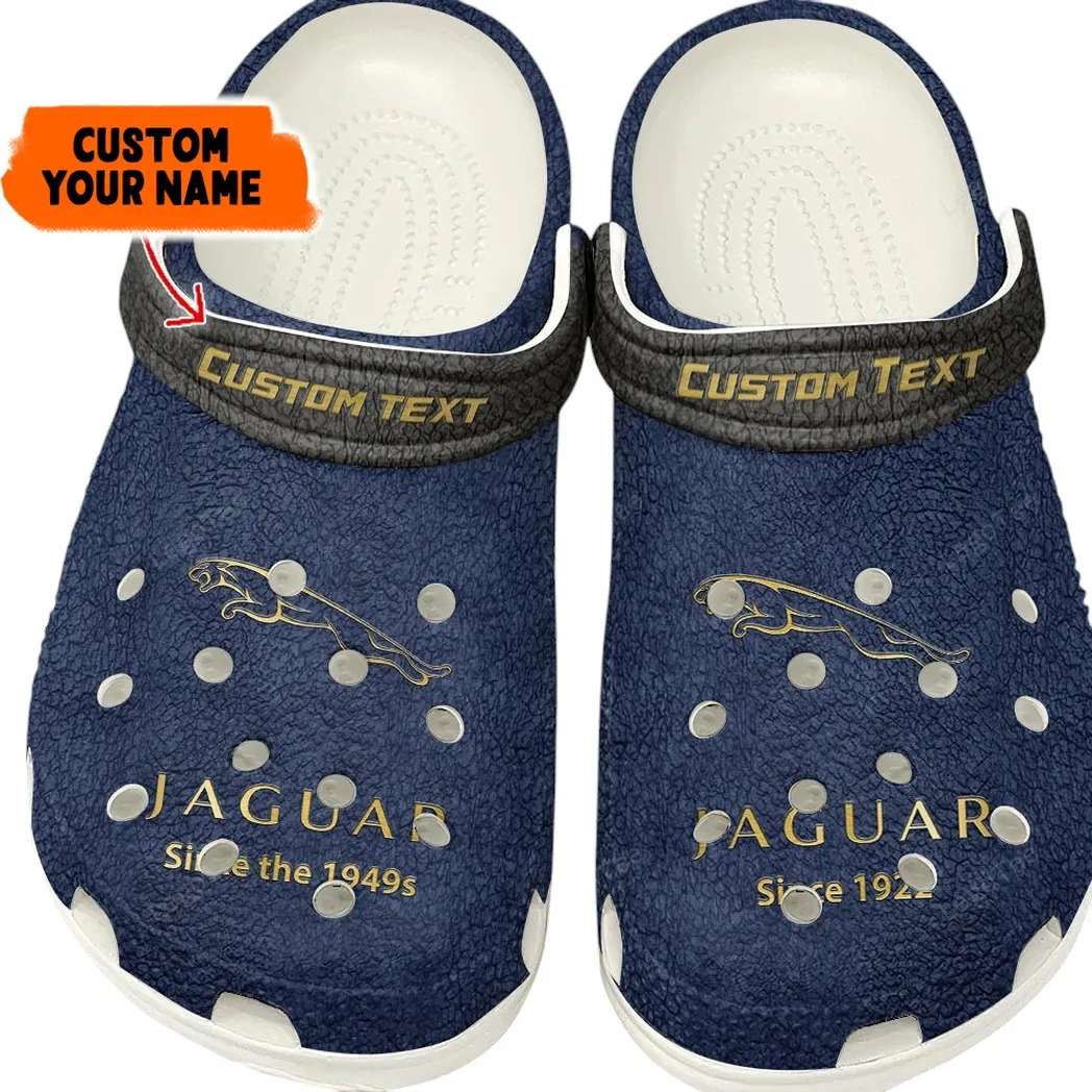 jaguar crocs gift for jaguar lovers gift for him husband boyfriend blue car141021225669 1 arvwz