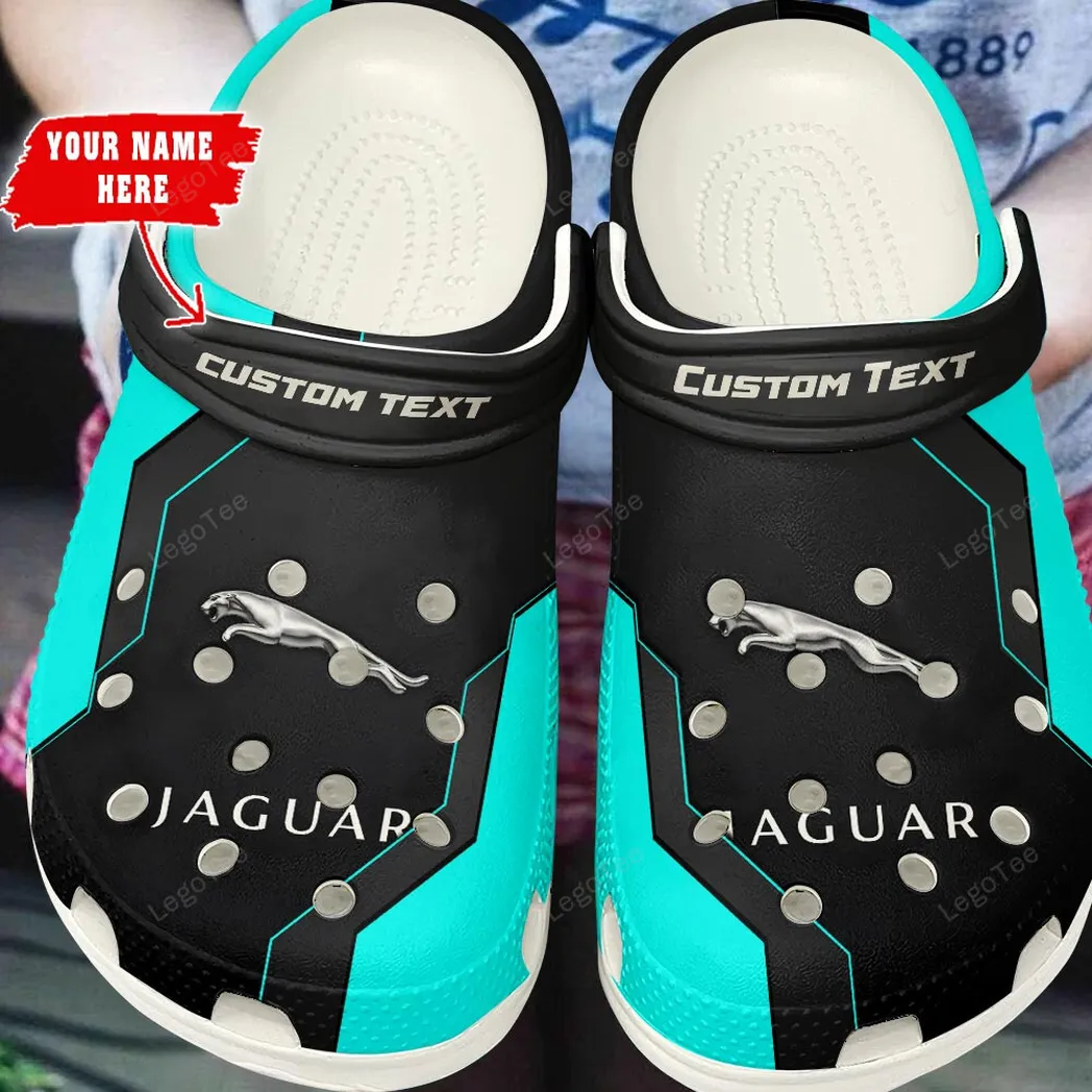 jaguar crocs gift for jaguar lovers gift for him husband boyfriend cyan car140021225558 3