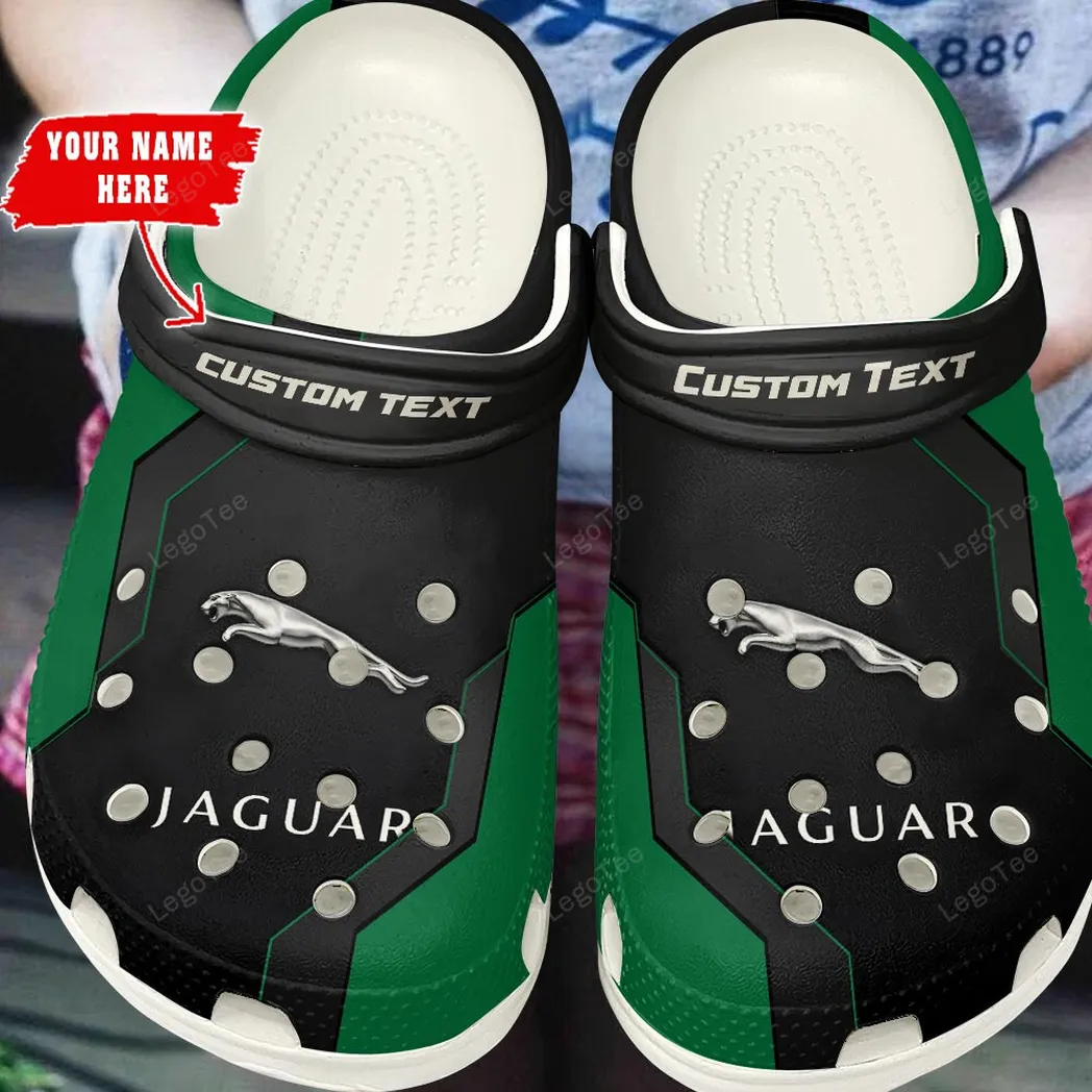 jaguar crocs gift for jaguar lovers gift for him husband boyfriend green car140021225558 5 bzmml