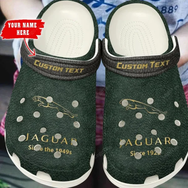 jaguar crocs gift for jaguar lovers gift for him husband boyfriend green car141021225669 5 hm4ht