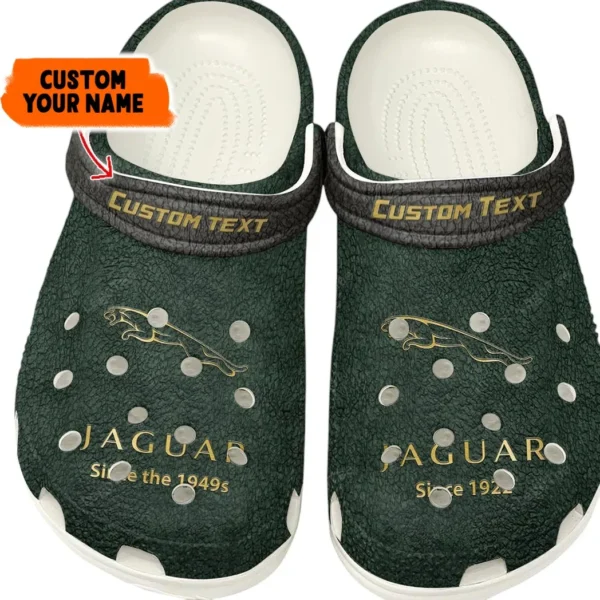jaguar crocs gift for jaguar lovers gift for him husband boyfriend green car141021225669 5 liyep
