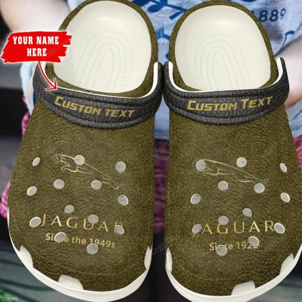jaguar crocs gift for jaguar lovers gift for him husband boyfriend yellow car141021225669 9 8ncbs
