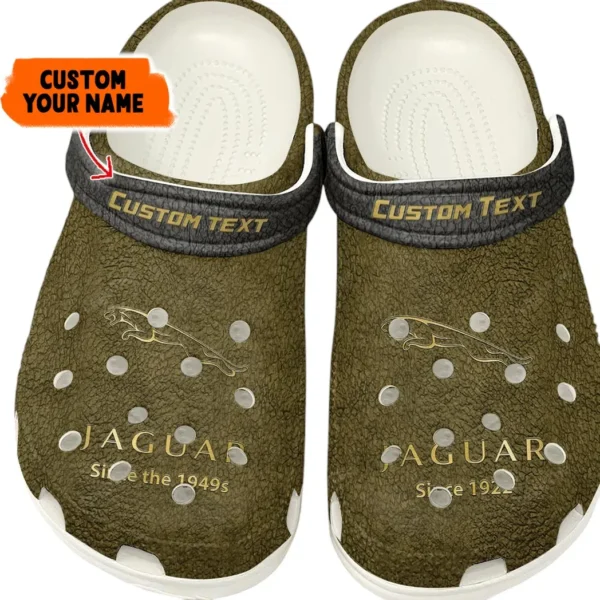 jaguar crocs gift for jaguar lovers gift for him husband boyfriend yellow car141021225669 9 fh2uh