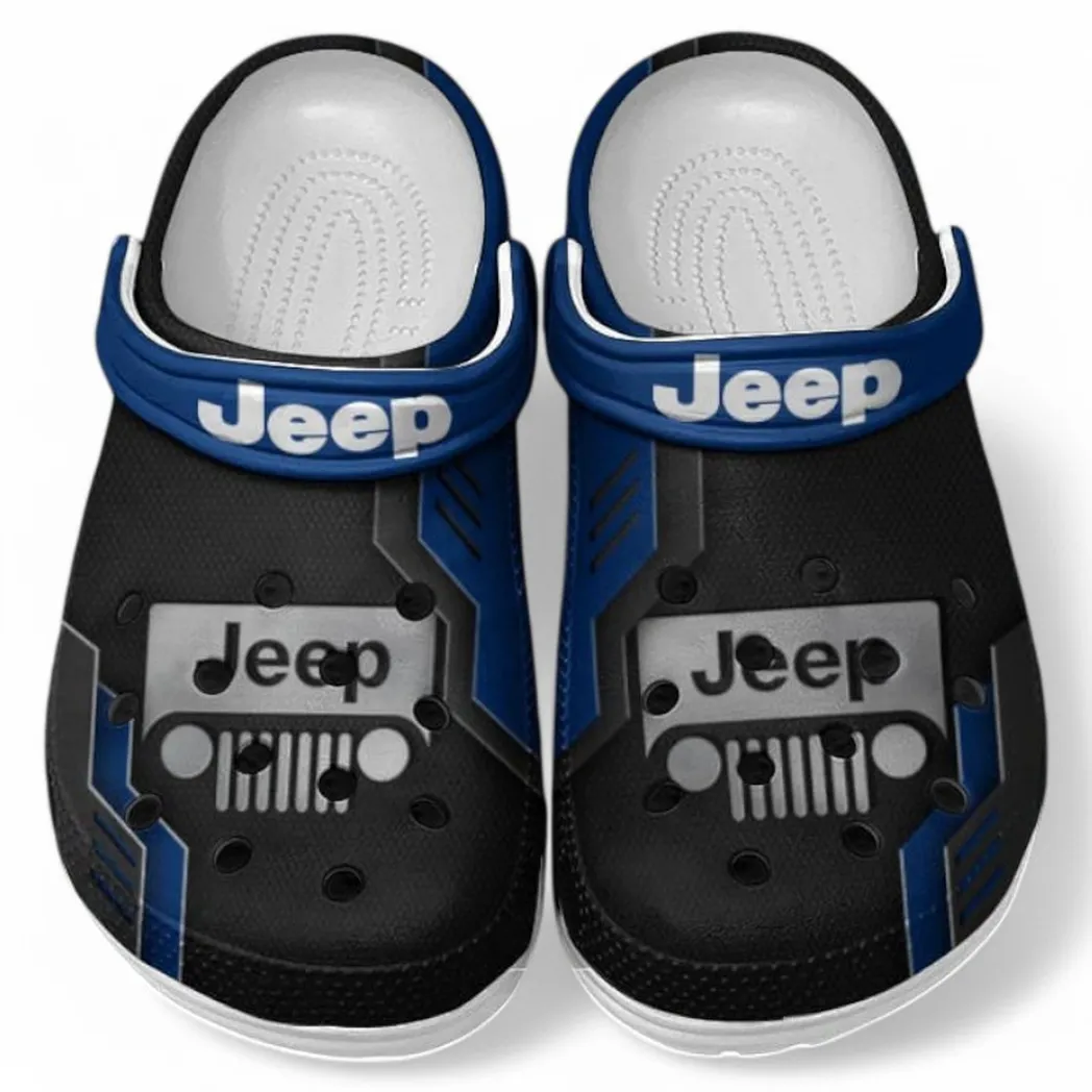Jeep Crocs Clogs Männer Frauen, Geschenk für Jeep Fan CAR185031525251 - Blau