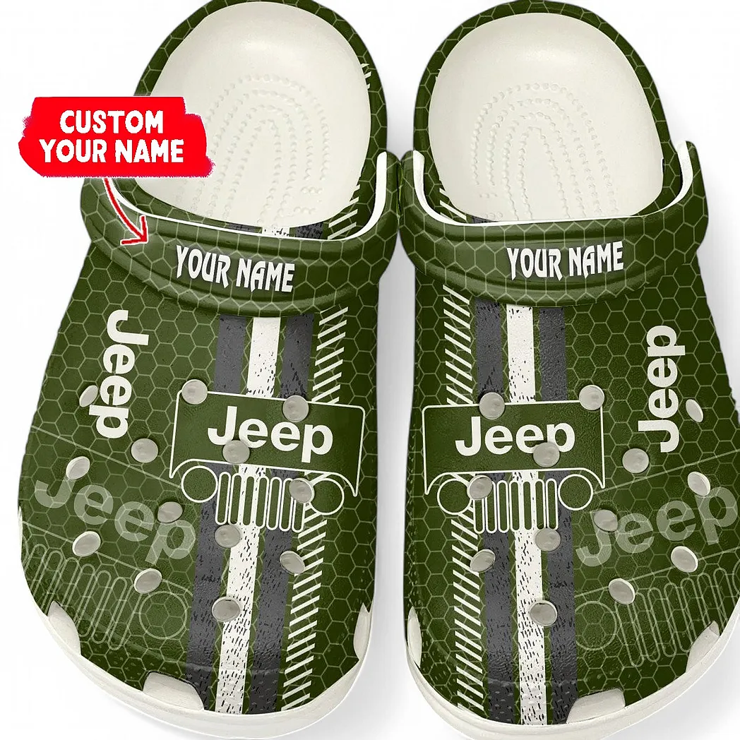 jeep crocs shoes gift for jeep lovers birthday gift for husband boyfriend car82022025608 white afsbq