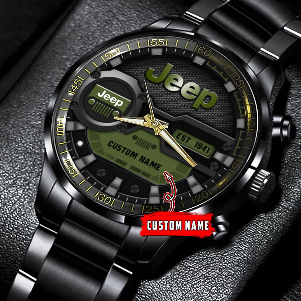 jeep uhren edelstahl uhr fr jeep fans geschenk fr papa car32803270250802 elaoy