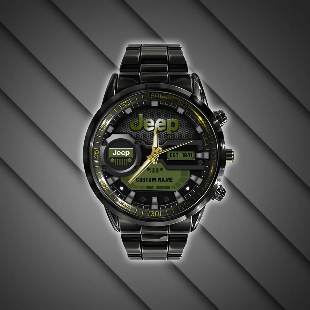 jeep uhren edelstahl uhr fr jeep fans geschenk fr papa car32803270250802