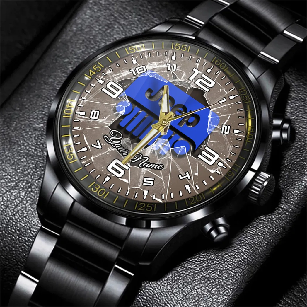jeep uhren edelstahl uhr fr jeep fans geschenk fr papa car32803270251180 etflk