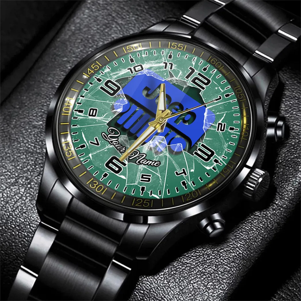 jeep uhren edelstahl uhr fr jeep fans geschenk fr papa car32803270251180 fufzr