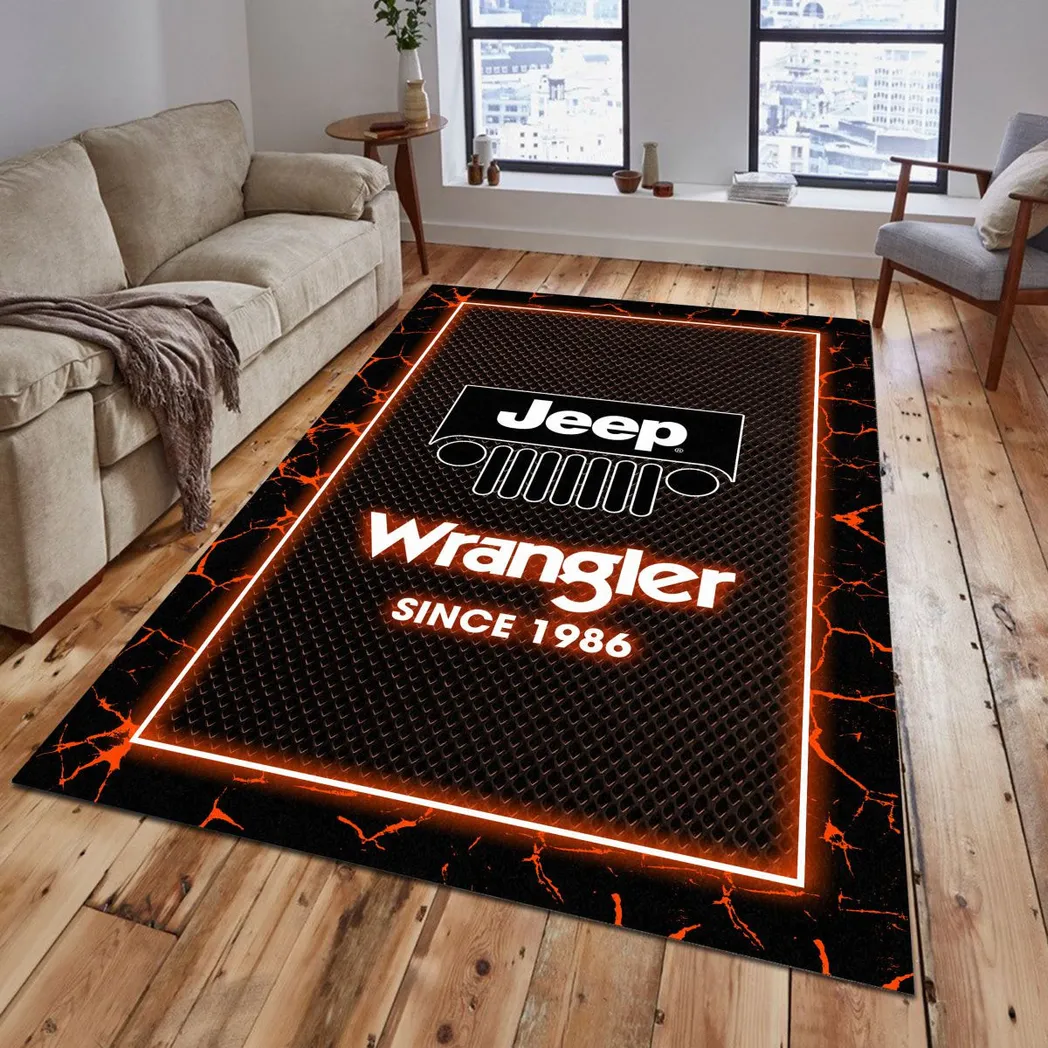 jeep wrangler rug gift for jeep wrangler lovers gift for him husband boyfriend car5202192538 orange ugqjg