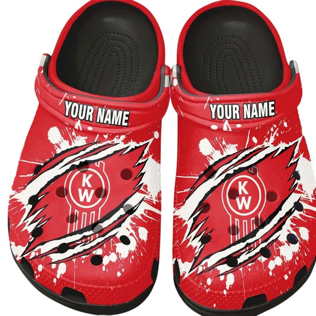 kenworth crocs gift for kenworth lovers gift for him husband boyfriend car15303042515 black