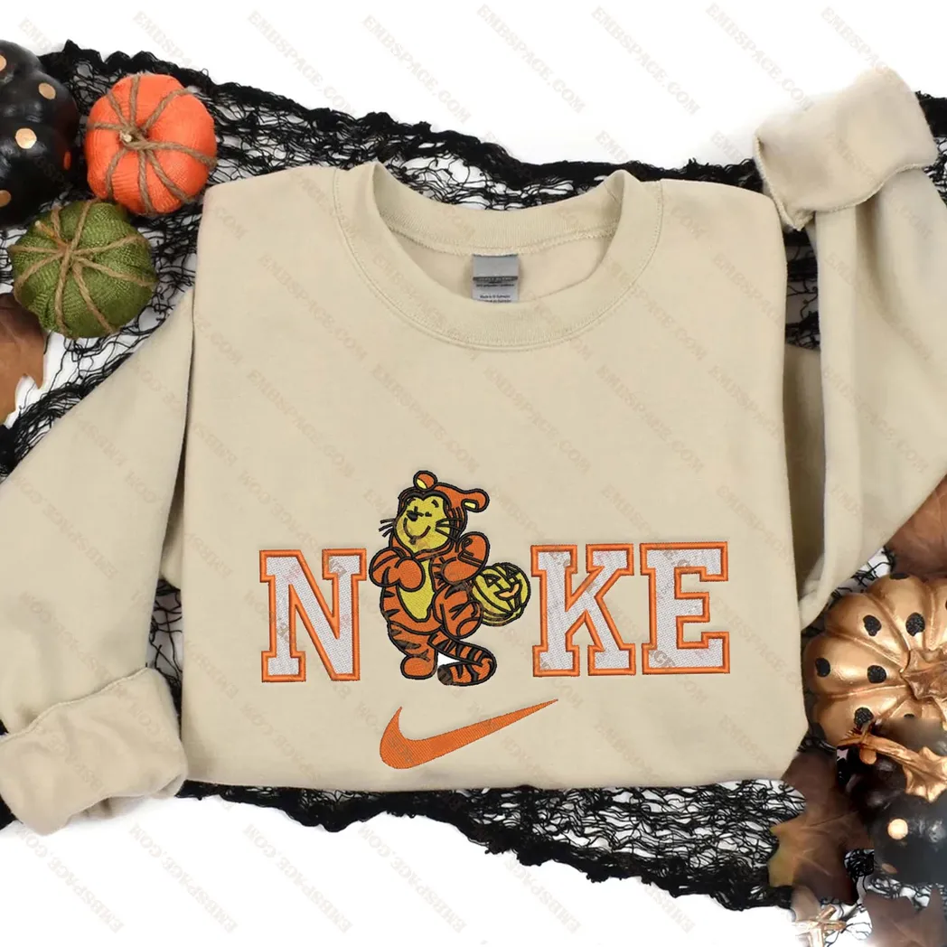 kopf krbis halloween nike besticken sweatshirt fashion style qlgtz