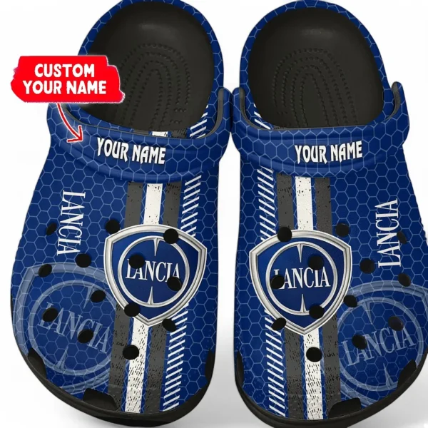 lancia crocs shoes gift for lancia lovers birthday gift for husband boyfriend car82022025616 black qn29q