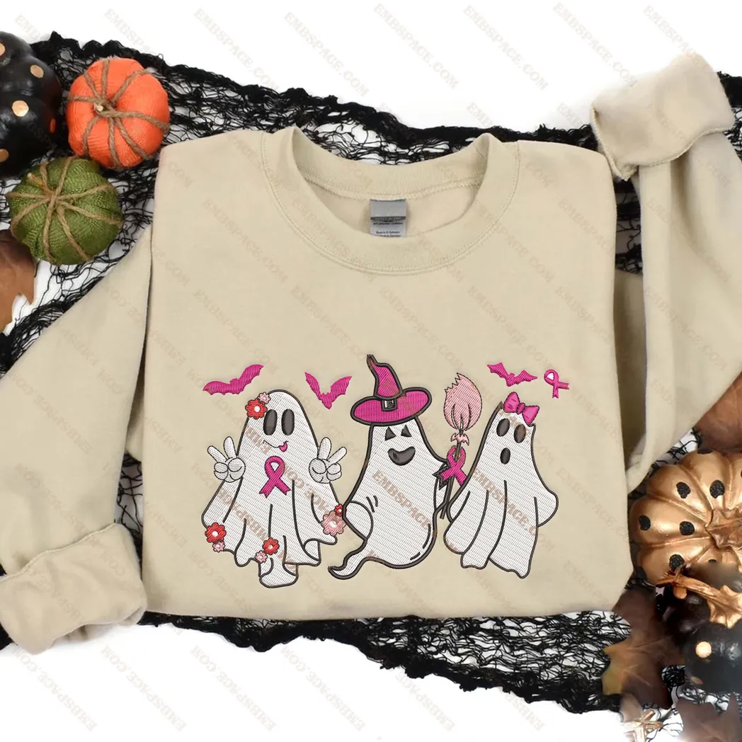 leopard krbis mit skelett hnden besticken sweatshirt im modischen stil 4hj3j