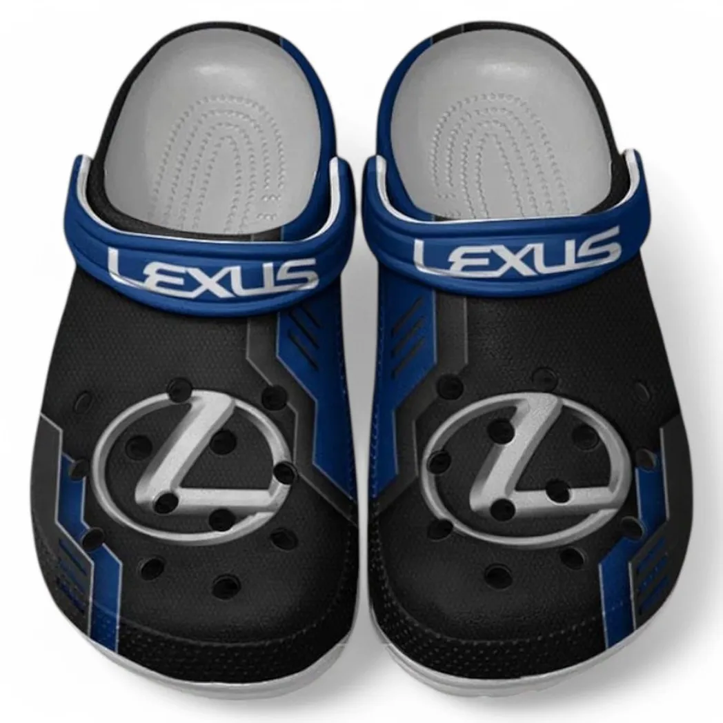 Lexus Crocs Clogs Männer Frauen, Geschenk für Lexus Fan CAR185031525275 - Blau